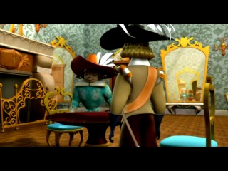 the three musketeers / the three musketeers / (cartoon, italy-korea. br. corradi) [2010]