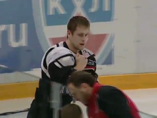 fight. vanguard - vityaz. match in omsk.