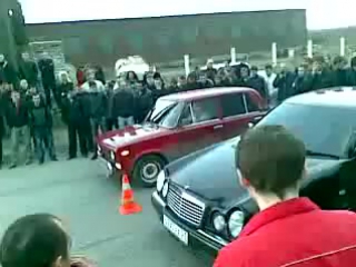 vaz 2106 vs merin v12 amg